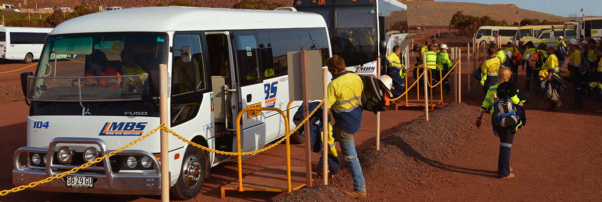 Mine Bus Services transport to mine sites